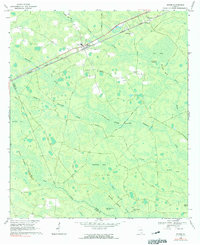 Download a high-resolution, GPS-compatible USGS topo map for Manor, GA (1991 edition)