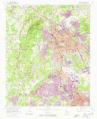 Download a high-resolution, GPS-compatible USGS topo map for Marietta, GA (1974 edition)