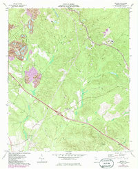 Download a high-resolution, GPS-compatible USGS topo map for Marion, GA (1986 edition)