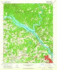 Download a high-resolution, GPS-compatible USGS topo map for Martinez, GA (1966 edition)