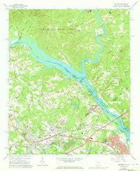 Download a high-resolution, GPS-compatible USGS topo map for Martinez, GA (1973 edition)