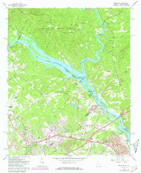 Download a high-resolution, GPS-compatible USGS topo map for Martinez, GA (1981 edition)