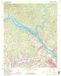 1964 Map of Martinez, 1981 Print