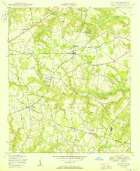 Download a high-resolution, GPS-compatible USGS topo map for Matthews, GA (1950 edition)