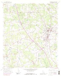 1964 Map of Mc Donough, 1989 Print