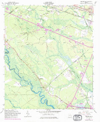 Download a high-resolution, GPS-compatible USGS topo map for Meldrim SE, GA (1977 edition)