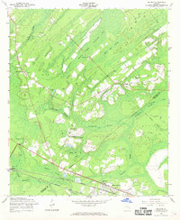 preview thumbnail of historical topo map of Effingham County, GA in 1958