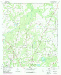 Download a high-resolution, GPS-compatible USGS topo map for Merrillville, GA (1986 edition)
