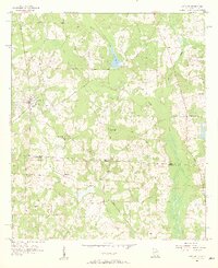 preview thumbnail of historical topo map of Thomas County, GA in 1956
