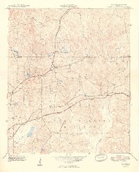 preview thumbnail of historical topo map of Muscogee County, GA in 1949