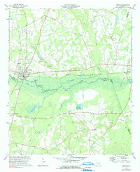 Download a high-resolution, GPS-compatible USGS topo map for Midville, GA (1991 edition)