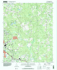 Download a high-resolution, GPS-compatible USGS topo map for Milstead, GA (2000 edition)