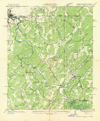 Download a high-resolution, GPS-compatible USGS topo map for Mineral Bluff, GA (1935 edition)