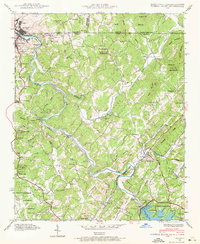 Download a high-resolution, GPS-compatible USGS topo map for Mineral Bluff, GA (1972 edition)