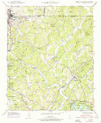 Download a high-resolution, GPS-compatible USGS topo map for Mineral Bluff, GA (1975 edition)