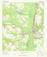 Download a high-resolution, GPS-compatible USGS topo map for Montezuma, GA (1974 edition)