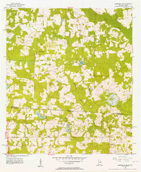 Download a high-resolution, GPS-compatible USGS topo map for Monticello NE, GA (1957 edition)
