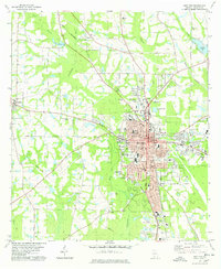 preview thumbnail of historical topo map of Moultrie, GA in 1978