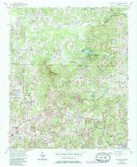Download a high-resolution, GPS-compatible USGS topo map for Mountain Park, GA (1986 edition)