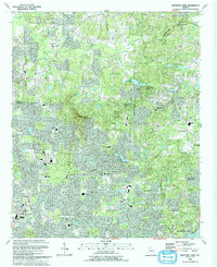 Download a high-resolution, GPS-compatible USGS topo map for Mountain Park, GA (1992 edition)