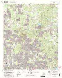 1992 Map of Mountain Park