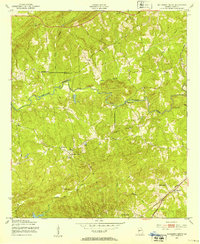 Download a high-resolution, GPS-compatible USGS topo map for Mulberry Grove, GA (1953 edition)