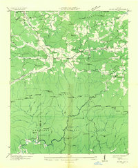 Download a high-resolution, GPS-compatible USGS topo map for Mulky Gap, GA (1935 edition)