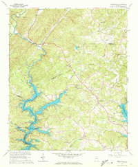 Download a high-resolution, GPS-compatible USGS topo map for Murrayville, GA (1972 edition)