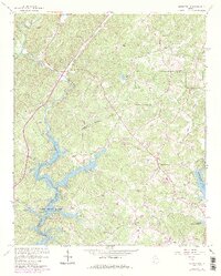 1964 Map of Murrayville, 1986 Print