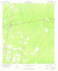 preview thumbnail of historical topo map of Nahunta, GA in 1978