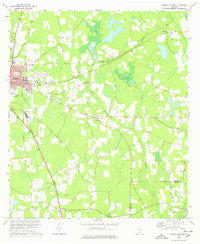 preview thumbnail of historical topo map of Berrien County, GA in 1978