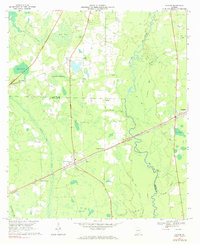 preview thumbnail of historical topo map of Naylor, GA in 1968