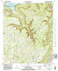 Download a high-resolution, GPS-compatible USGS topo map for New Home, GA (1983 edition)