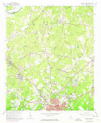 Download a high-resolution, GPS-compatible USGS topo map for Newnan North, GA (1974 edition)