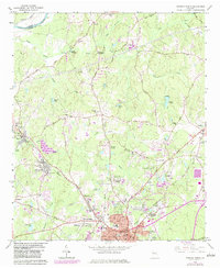 Download a high-resolution, GPS-compatible USGS topo map for Newnan North, GA (1983 edition)