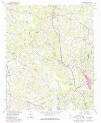Download a high-resolution, GPS-compatible USGS topo map for Nicholson, GA (1986 edition)