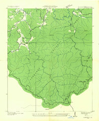 Download a high-resolution, GPS-compatible USGS topo map for Noontootla, GA (1935 edition)