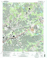 Download a high-resolution, GPS-compatible USGS topo map for Norcross, GA (1992 edition)