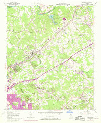 Download a high-resolution, GPS-compatible USGS topo map for Norcross, GA (1969 edition)