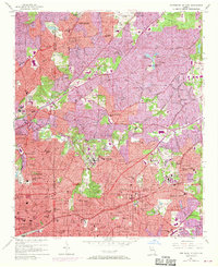 Download a high-resolution, GPS-compatible USGS topo map for Northeast Atlanta, GA (1970 edition)
