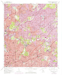 Download a high-resolution, GPS-compatible USGS topo map for Northeast Atlanta, GA (1974 edition)
