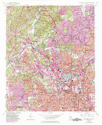Download a high-resolution, GPS-compatible USGS topo map for Northeast Atlanta, GA (1983 edition)