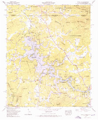 Download a high-resolution, GPS-compatible USGS topo map for Nottely Dam, GA (1966 edition)