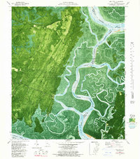 Download a high-resolution, GPS-compatible USGS topo map for Oak Level, GA (1987 edition)