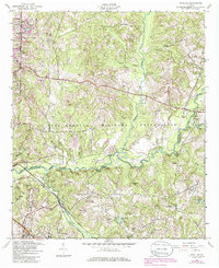 Download a high-resolution, GPS-compatible USGS topo map for Ochillee, GA (1986 edition)