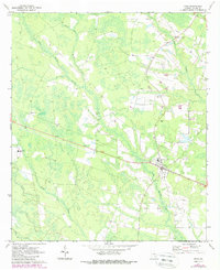 Download a high-resolution, GPS-compatible USGS topo map for Odum, GA (1988 edition)