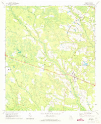 Download a high-resolution, GPS-compatible USGS topo map for Odum, GA (1973 edition)