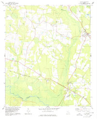 preview thumbnail of historical topo map of Oliver, GA in 1978