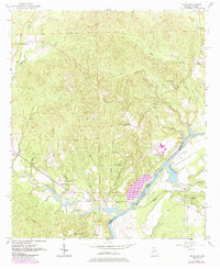 preview thumbnail of historical topo map of Stewart County, GA in 1957