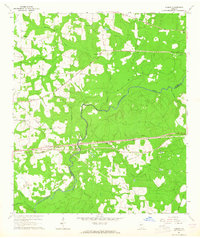preview thumbnail of historical topo map of Brooks County, GA in 1961